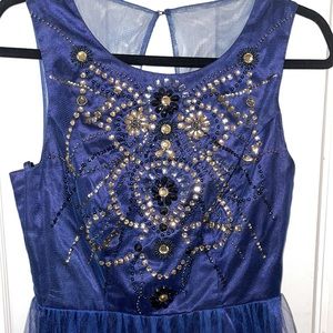 Incredible Navy Gem Dress